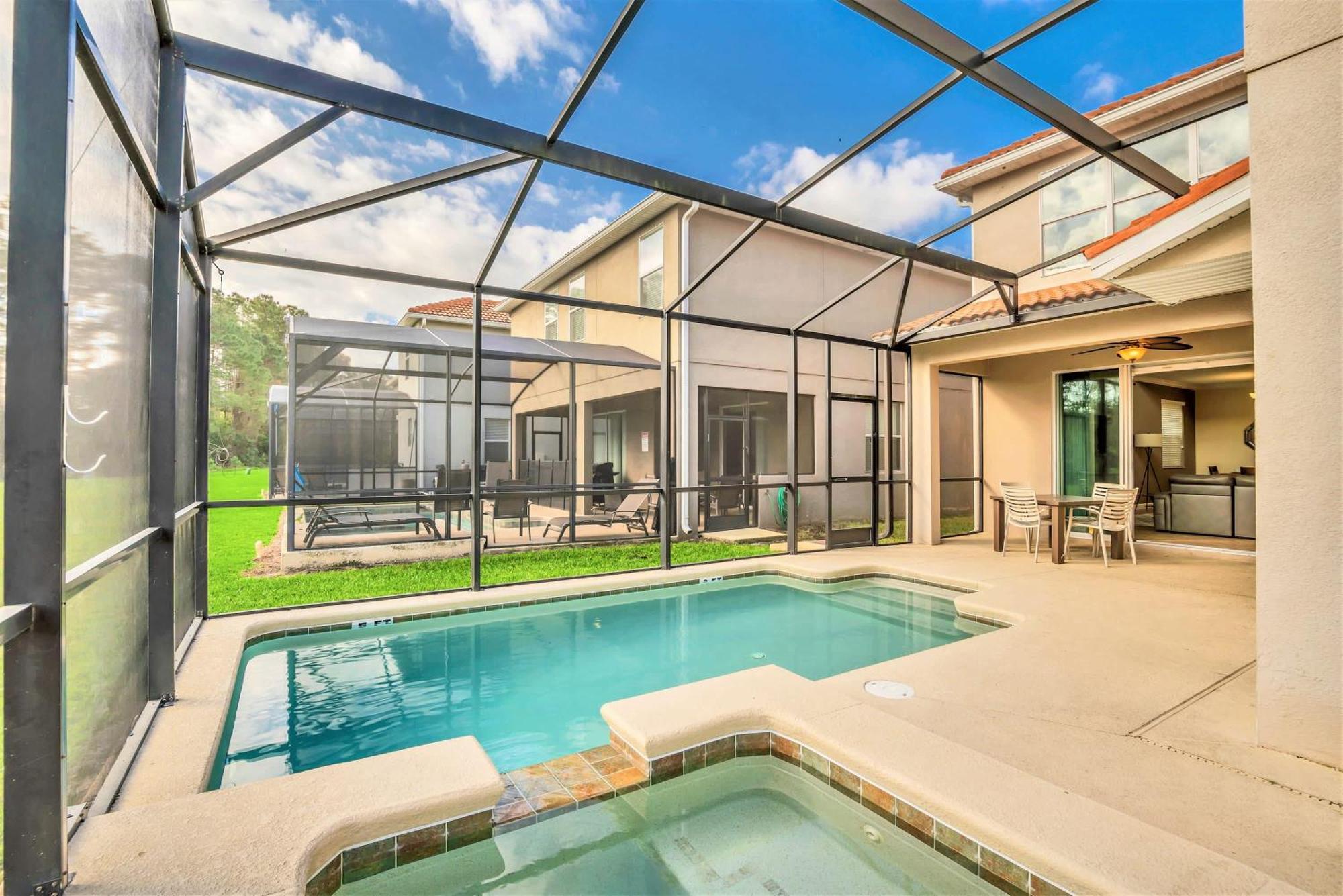 Near Disney - 5Br Home- Games Pool Hot Tub & Bbq Kissimmee Exterior foto